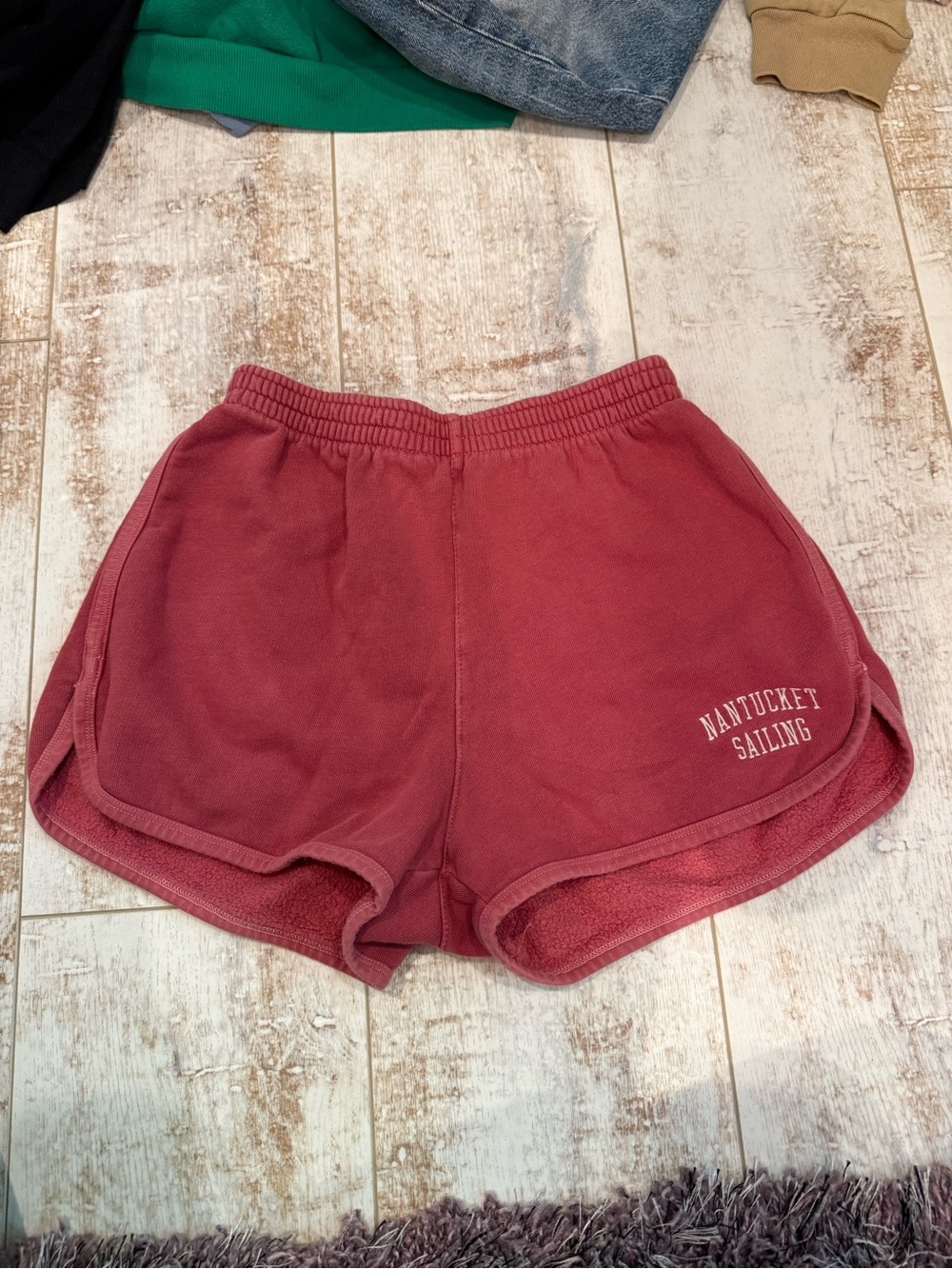 Brandy Melville Rose Red Nantucket Sailing Shorts
